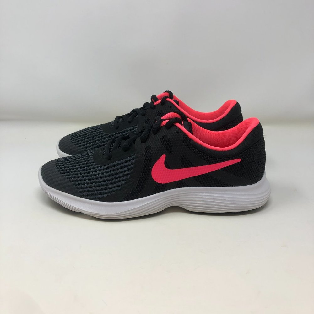 Nike Kid's  Revolution 4 (GS) Running Shoe Black Sneakers - New with Box!